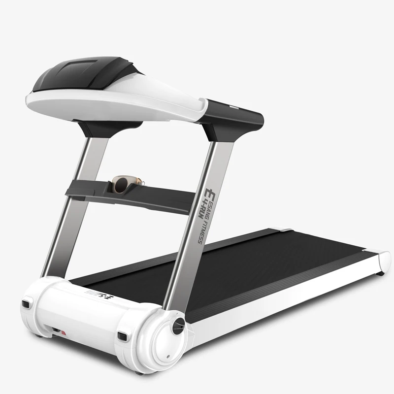 
 Складная электрическая беговая дорожка EQI, тренажер для бега с безопасным рулем и ЖК-дисплеем, легкое управление, для фитнеса, дома, тренажерного зала  