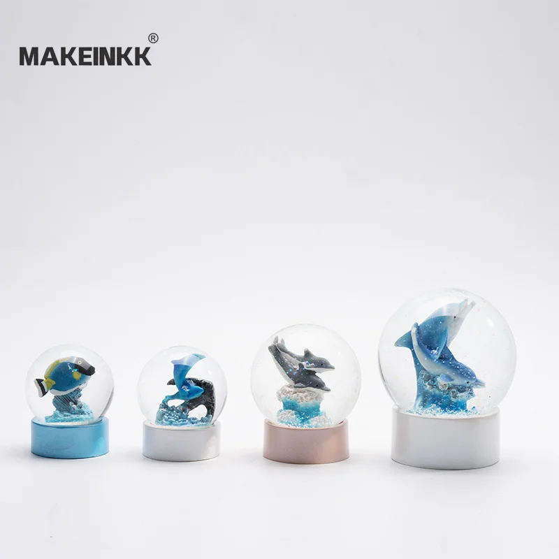 Custom Polyresin Snow Globe, Resin Water Globes, Toucan Glass Ball Factory Hand Painted Gift & Crafts