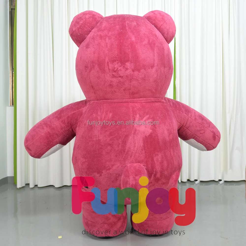 Cheap Inflatable Cartoon Cute 2m High Pink Bear Mascot Costumes Rental Adult Cosplay Mascot
