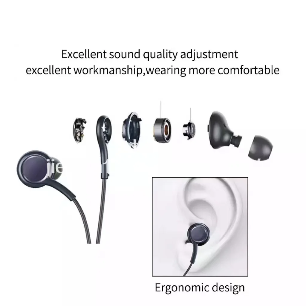 para telefono S8 earphone EO-IG955 Headphones Headset s10 Earphones Stereo black handsfree 100% genuine original