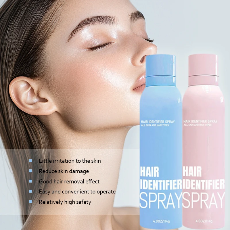 Factory Safe Moisturizing and Skin Care Dermaplaner Spray Body Hair Shaving Face Hair Identifier Spray With Razors