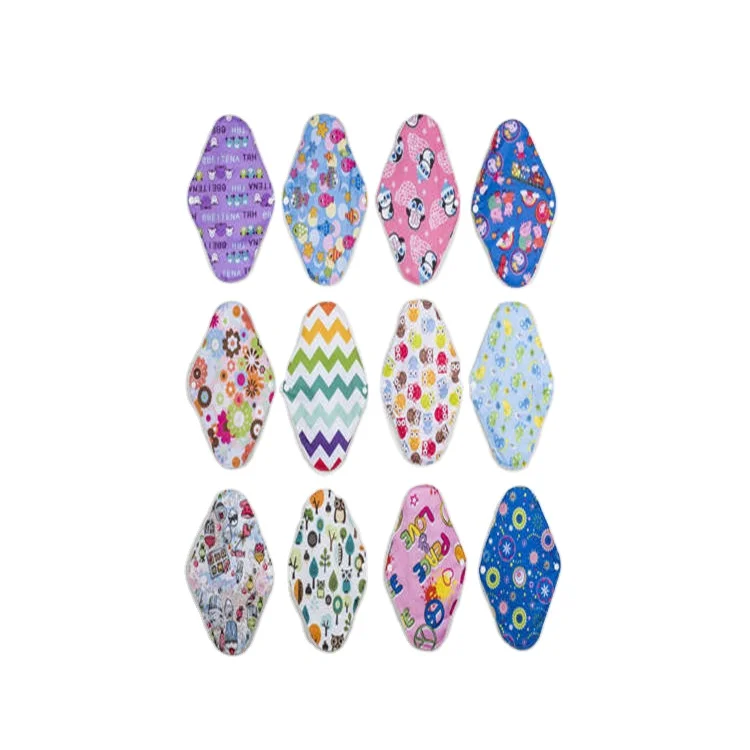 
Reusable menstrual cloth sanitary napkin 100% organic bamboo soft and healthy for mom use 