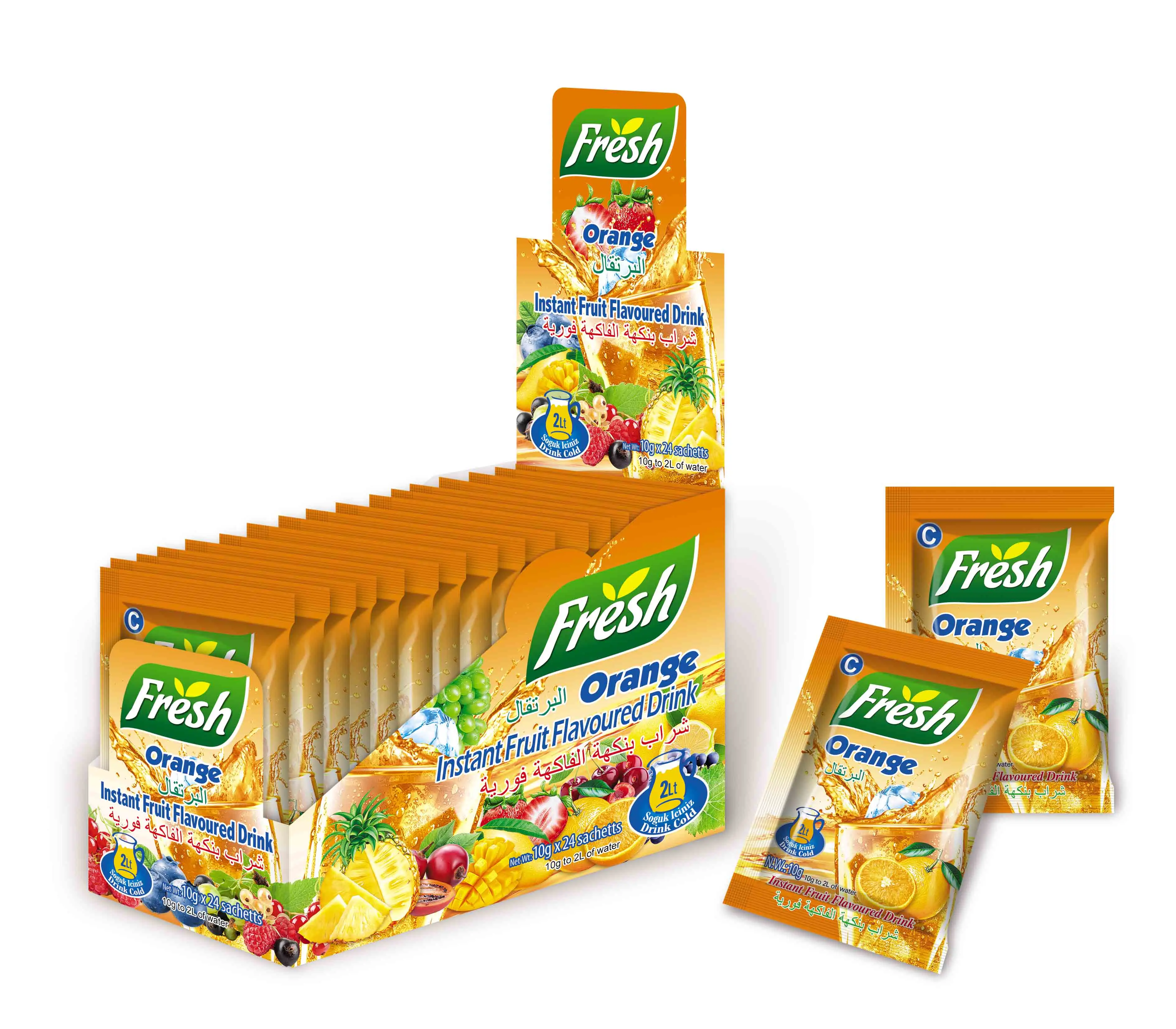 Fruit Juice Drink Instant Powder Juice Soft Drink  Beverages Mango Orange Strawberry Flavor Drink Juice Powder