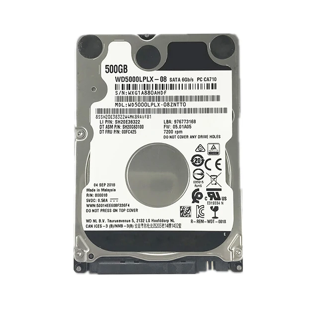 High Quality Refurbished SATA3 HDD 2.5inch 60GB 80GB 120GB 160GB 250GB 320GB 500GB 1TB Hard Disk Drive For Laptop
