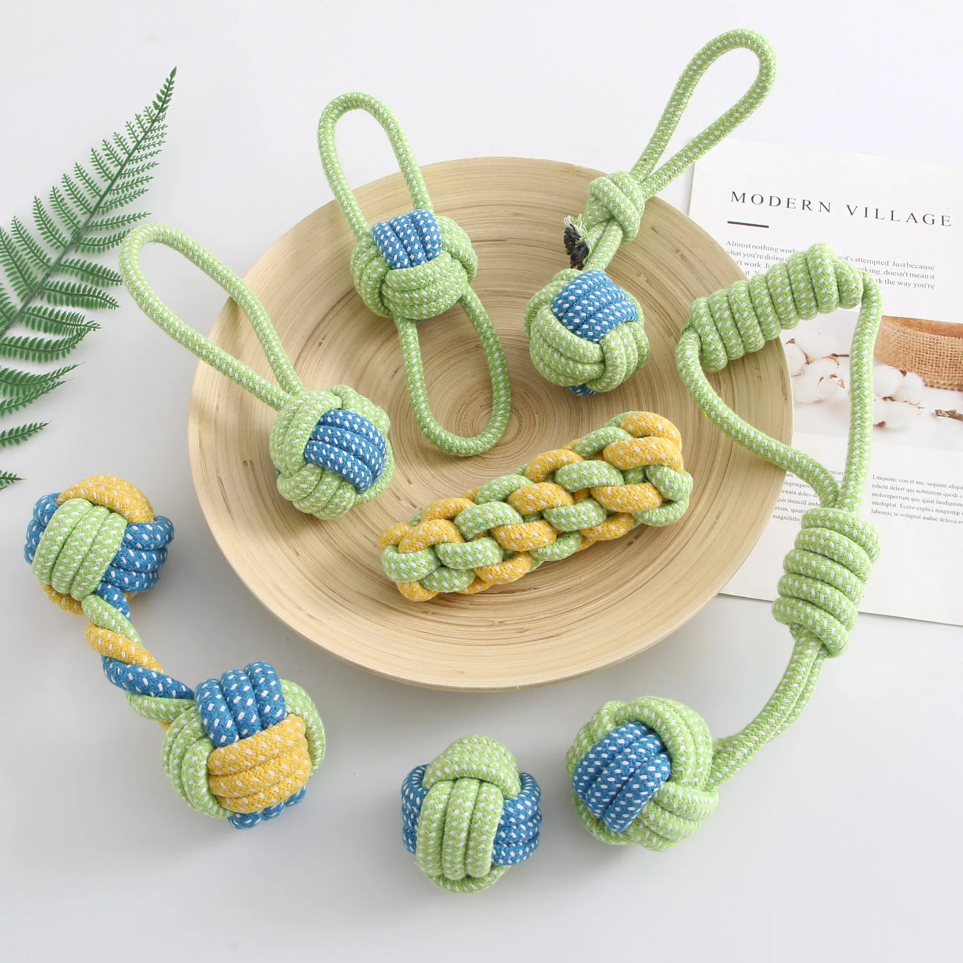 Hot Sale Durable Interactive Pet Products Dog Rope Toy Set Chew Dog Rope Toy Set