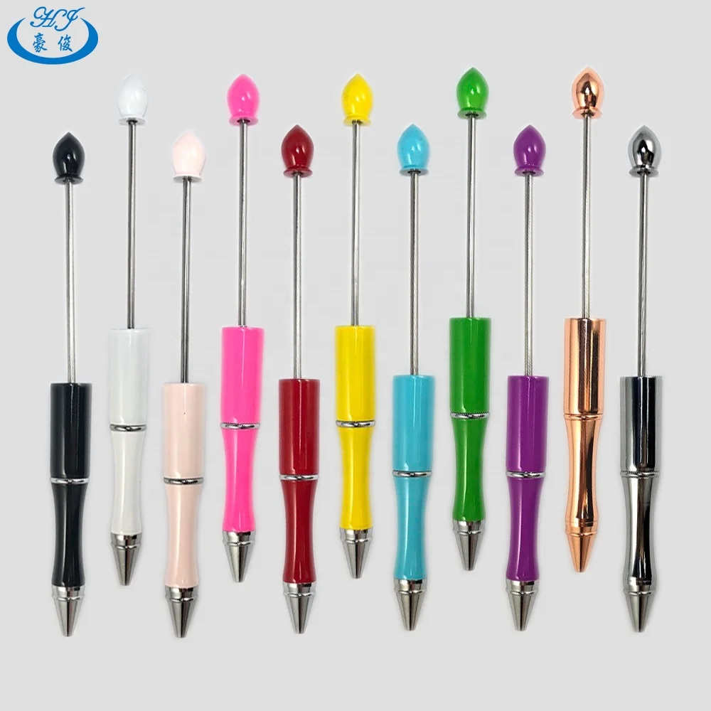 12 Colors Optional Heavy Metal Beadable Pen Weight 43g Nice Beadable Pen
