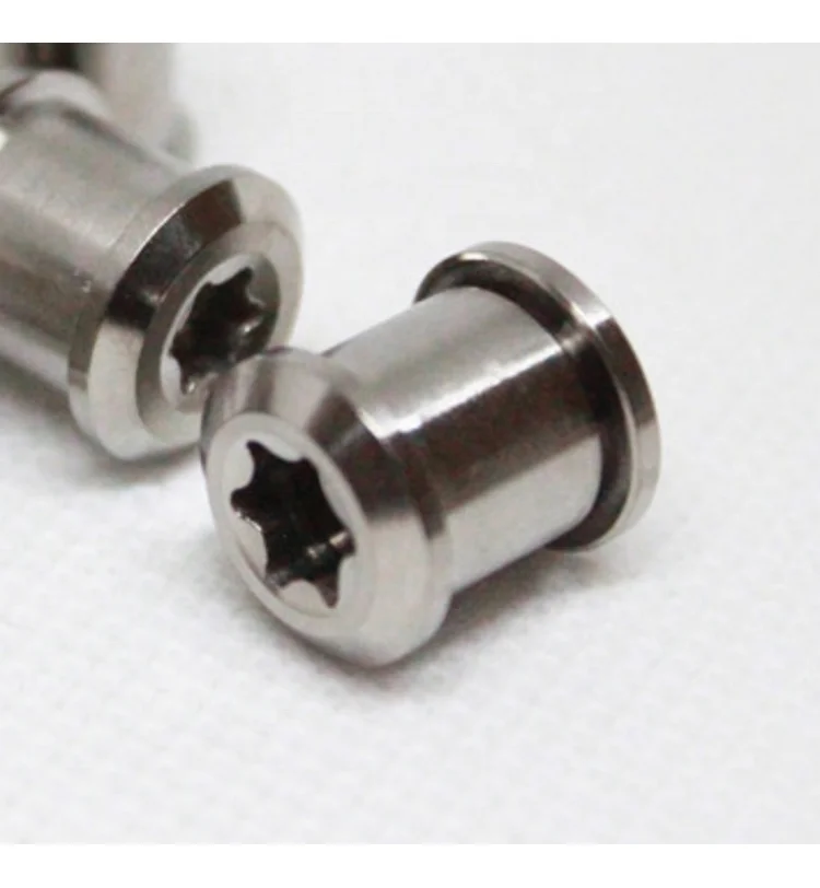 6.5MM/8.5mm double/single Crank titanium Bolts Chain Ring Bolts ChainRing Nuts