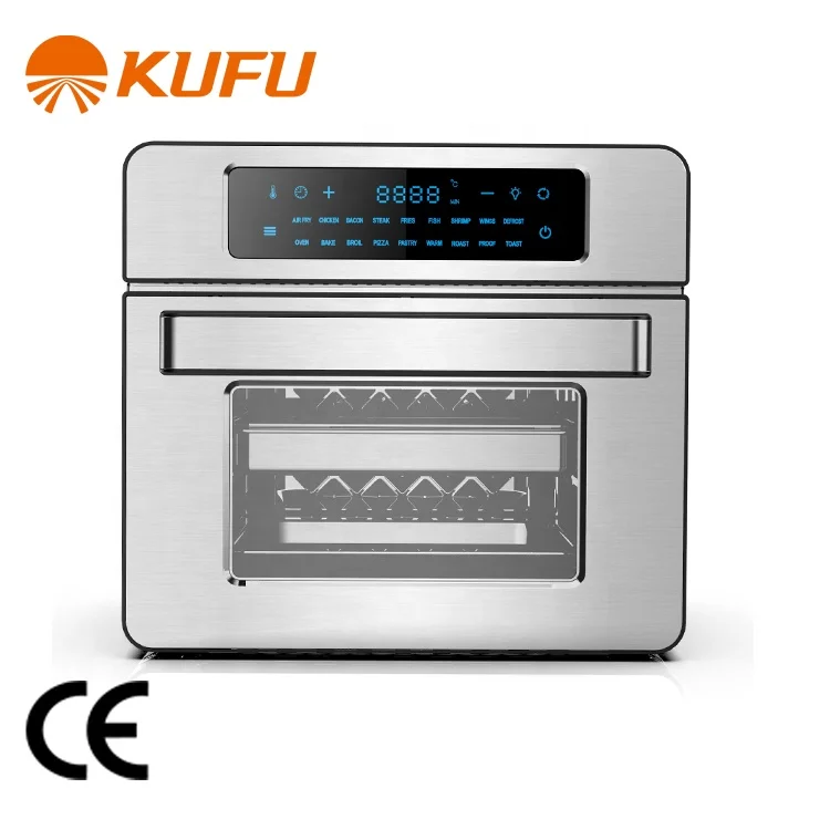 CE Certification Stainless Steel Touch Screen Air Fryer With Oven Electric Deep Air Fryer Toaster Oven Without Oil At Home