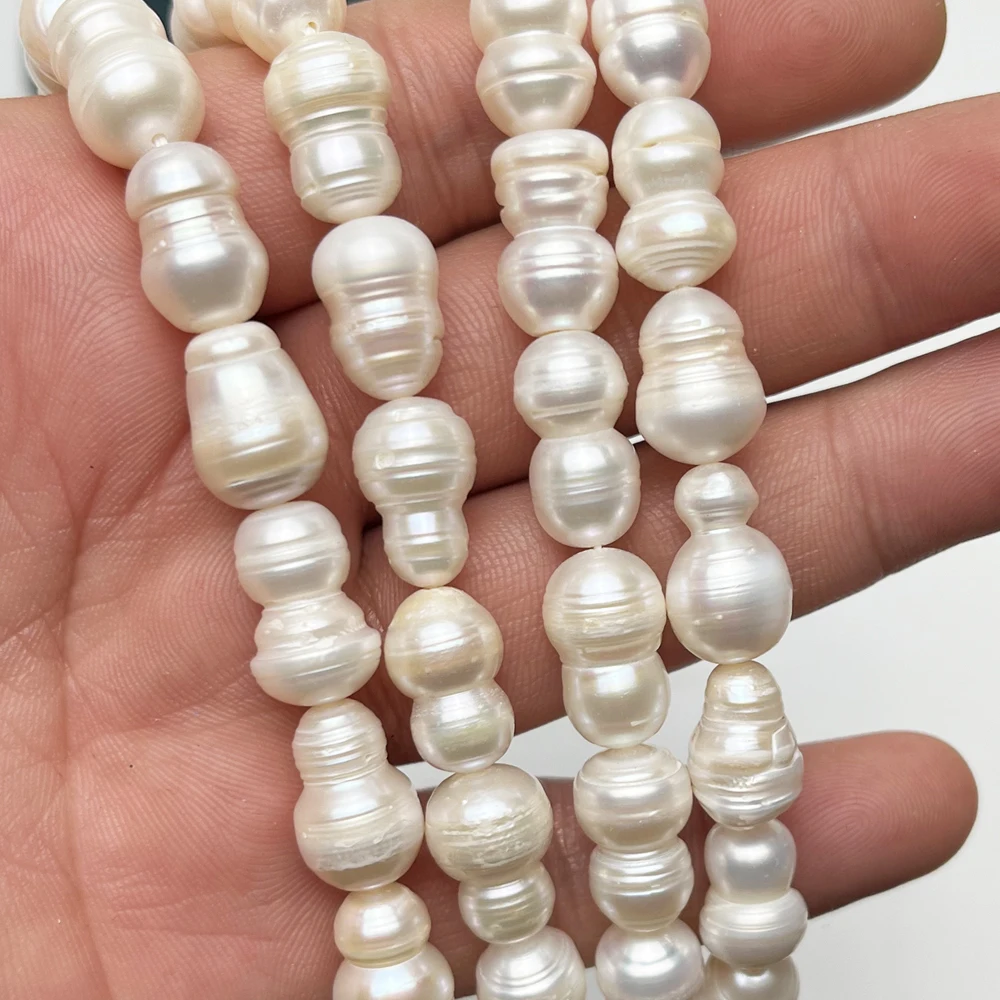 8-10mm Figure Eight Gourd Freshwater Cultured Pearl American Pearl Necklace Bracelet Jewelry For Women