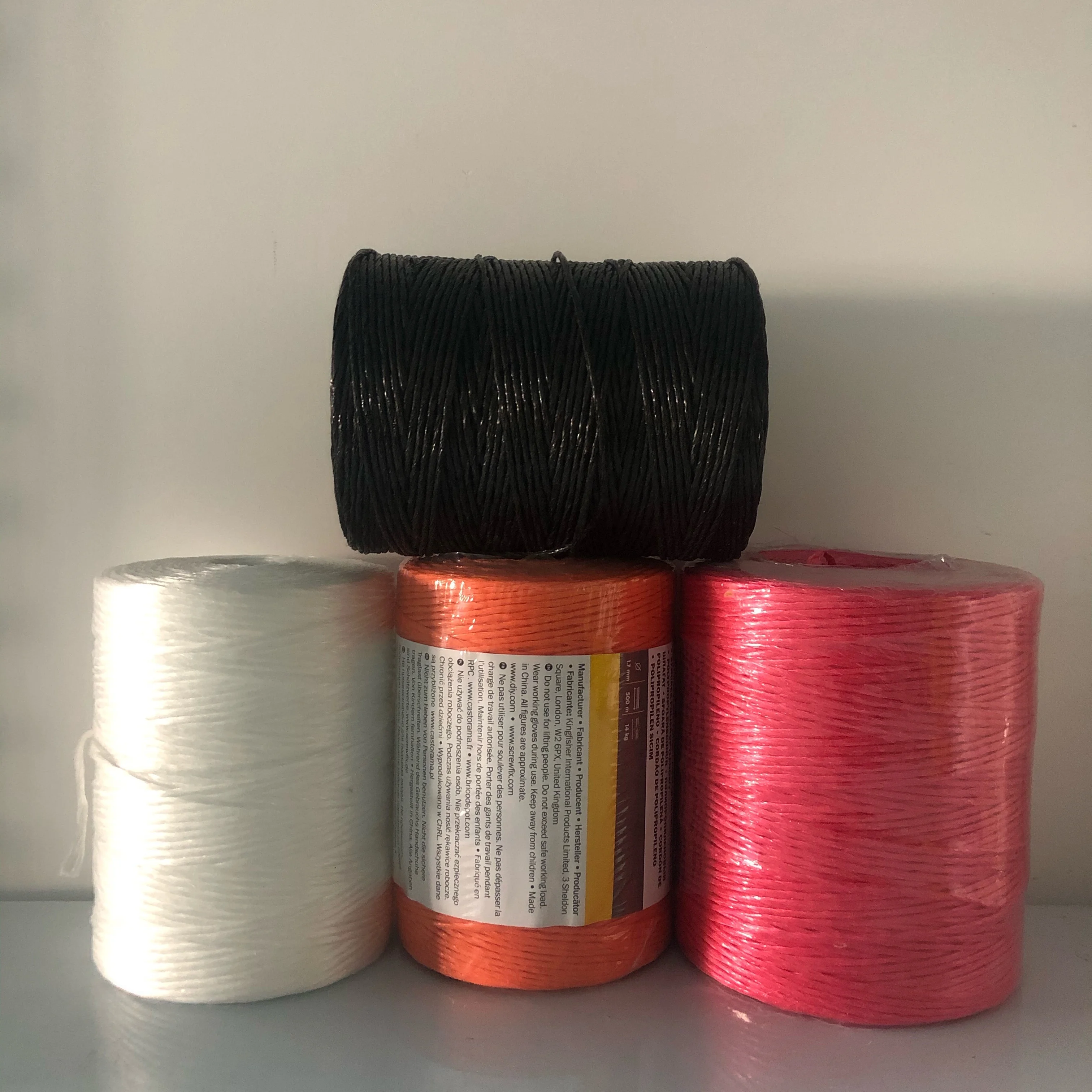 pp plastic rope, pp twine, greenhouse twine