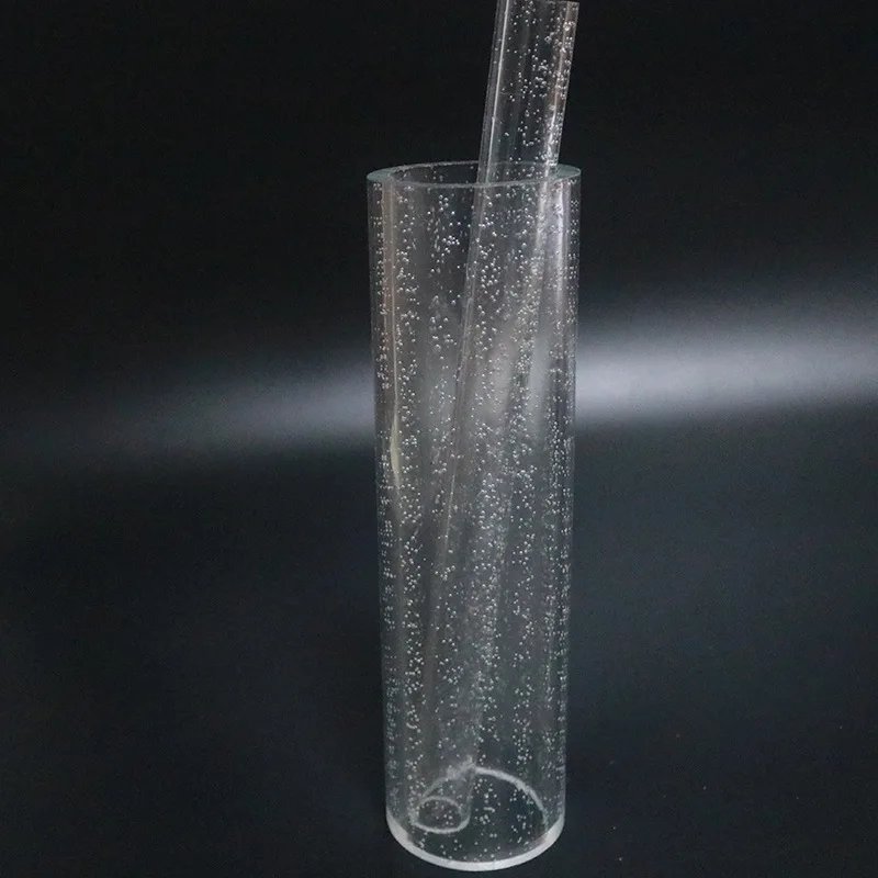 acrylic tube, customized transparent plastic acrylic/PMMA/perspex bubble tube pipe