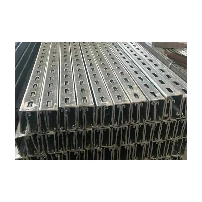 strut channel galvanized  sales competitive price c type strut channel galvanized 20 x 10 slotted u strut channel