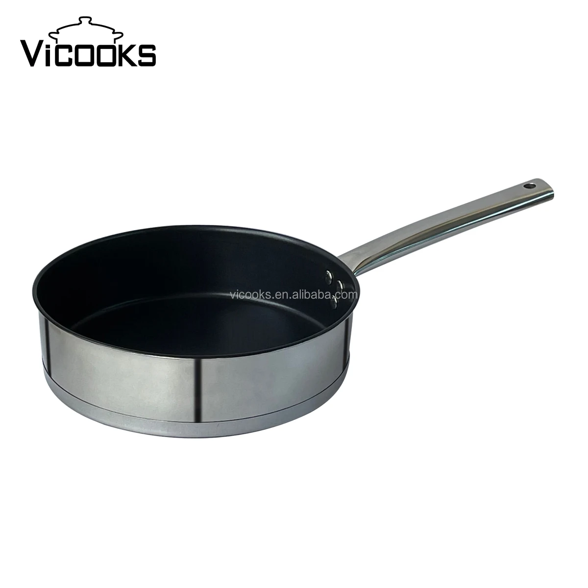 Fashionable Desgin Cookware 9pcs Cooking Sets Stainless Steel Pans Pots Deep Skillet