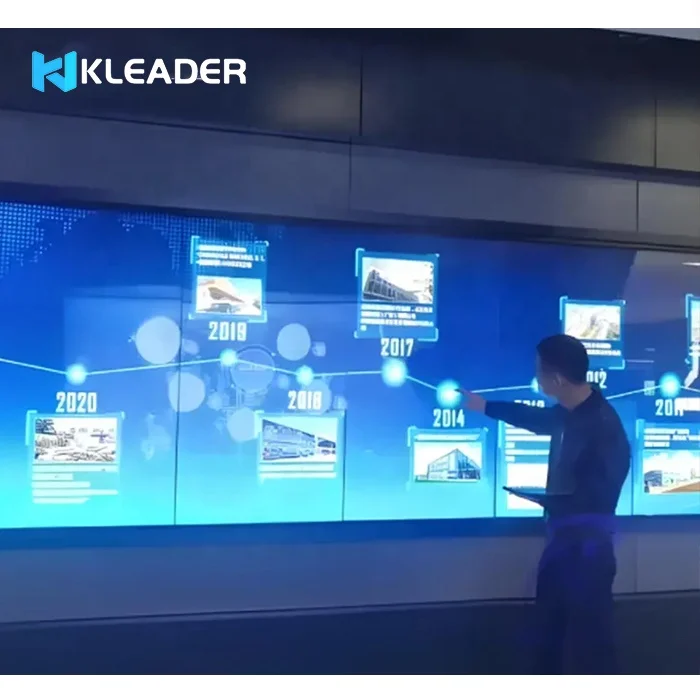 Interactive Led Display Screen Touch Digital Information Display Laser Interact Video Wall Art Smart Games For Museums Exhibits