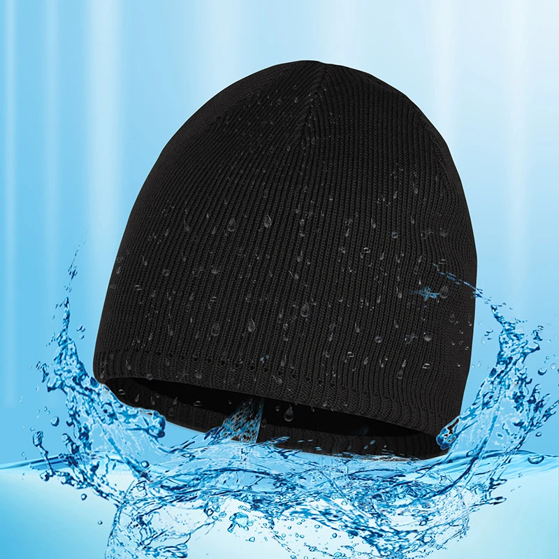 DIBEIREN Custom  outdoor hiking knit waterproof beanie hat for cold weather