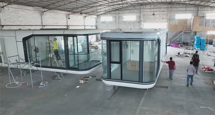 Ready-Made Modular Portable Container House Prefabricated Modern Room Living Space Capsule