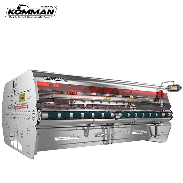 
Automatic Industrial Carpet/Rug Cleaning Machine- Commercial Rug Washer.2.50 meters conveyor surface 