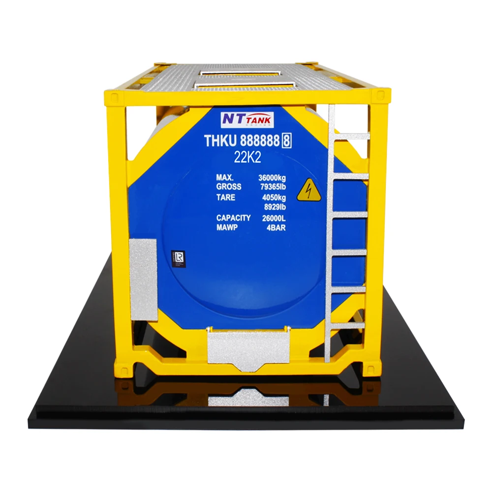 1:20 Die-Cast Alloy Metal Container Model Hobby Display Cases Business Gift Toy