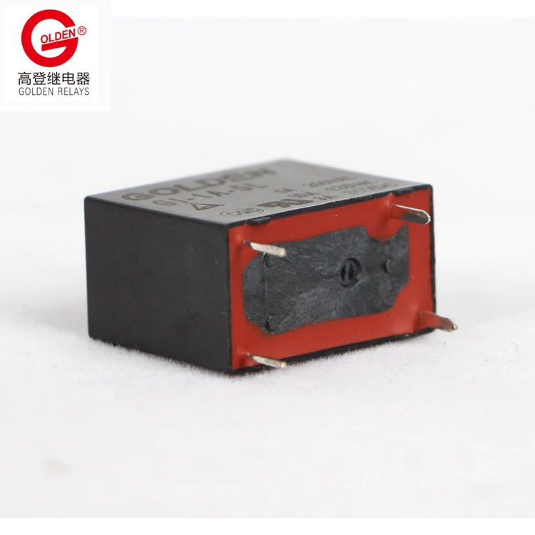 Golden Relay GI-1A-12D 12VDC 1A SPNO mini 4pins 0.2W/0.45W electromagnetic relay 220V applications cross T77 and 32F