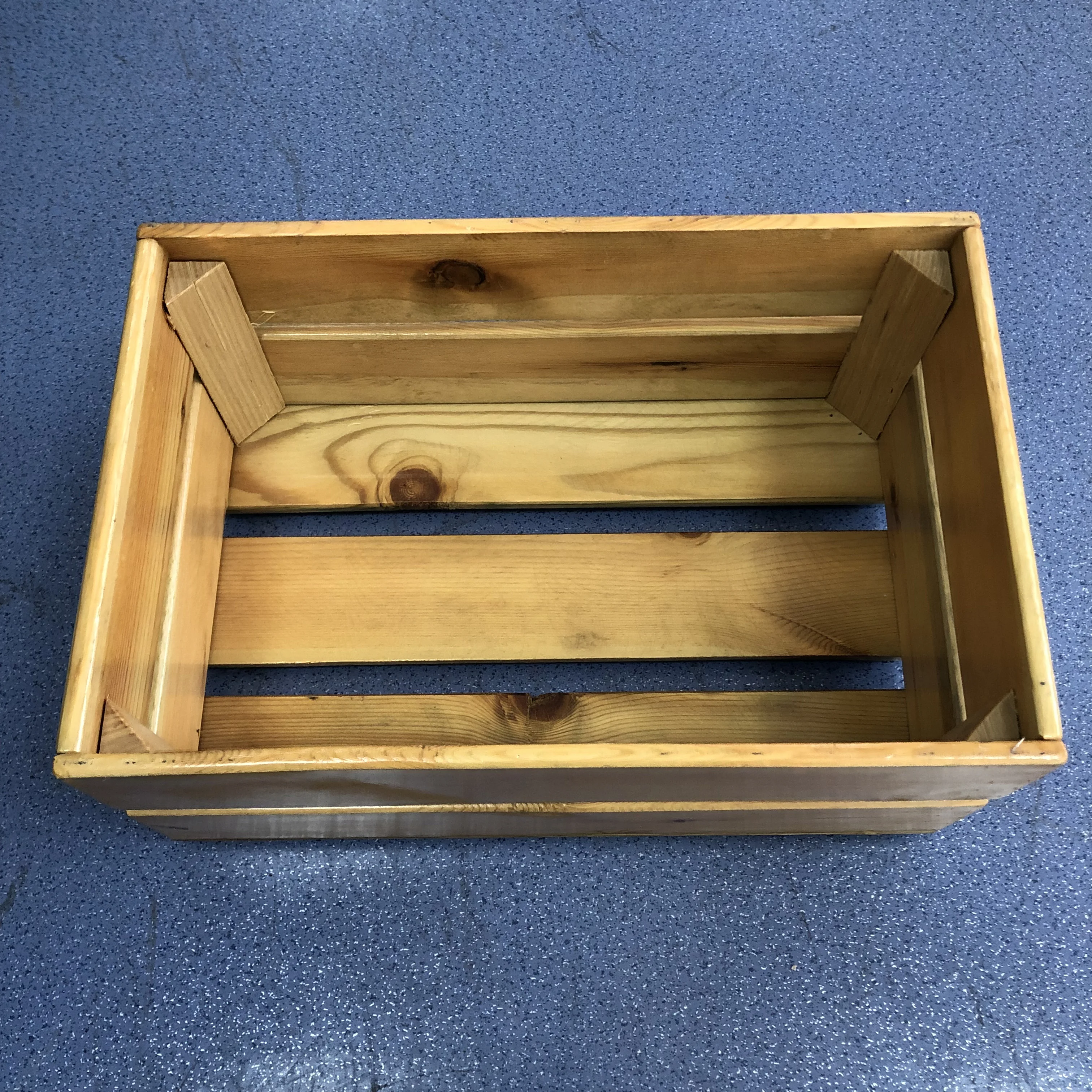 Wholesale Natural Supermarket Wooden Fruit and Vegetable Storage Crate