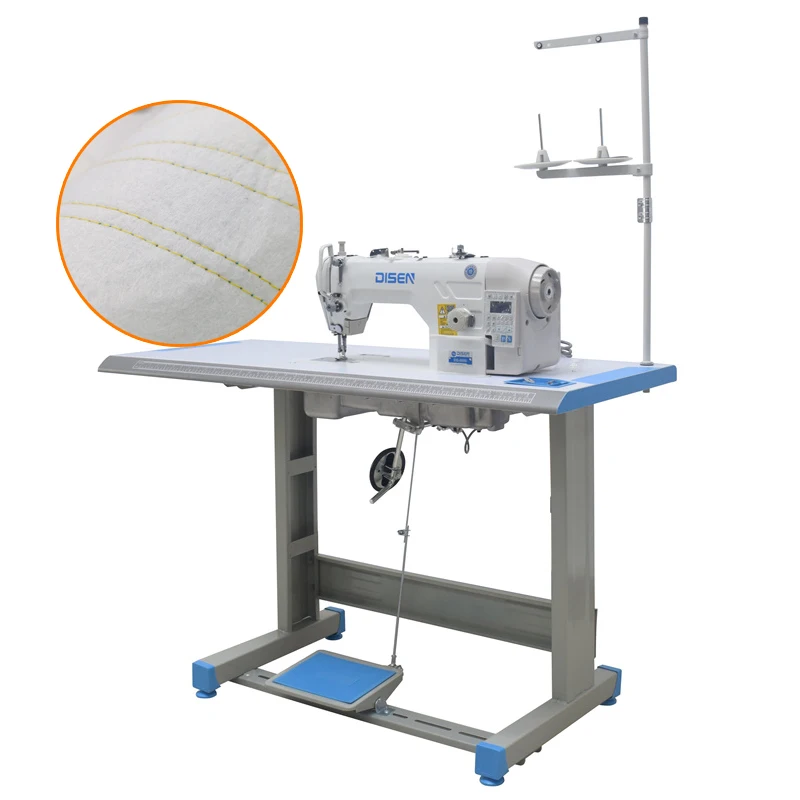 Industrial Tailor Computer Pattern Flat Lock Double Stitch Flatlock Lockstitch Mini Overlock Machine Sewing Clothing Jack Dress