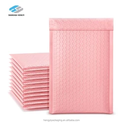 Shipping Mailing Bag Envelopes Custom Logo Oversize Letter Bubble Mailers Pink Poly Bubble Mailers