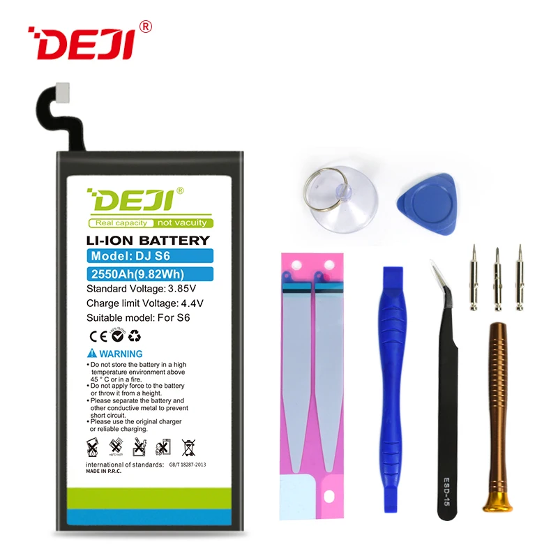 gb t18287 2013  EB-BG920ABE  lithium battery for samsung S6 phone accessories