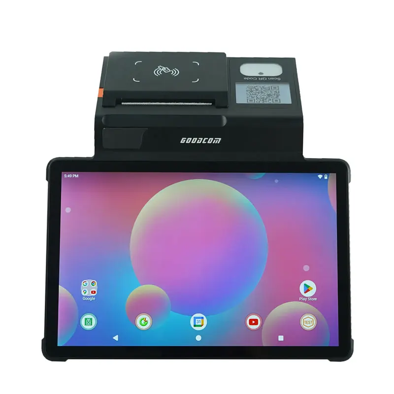 Goodcom 11 Inch Desktop POSTerminal with 80mm Printer Android 13  NFC Tablet Payment POS