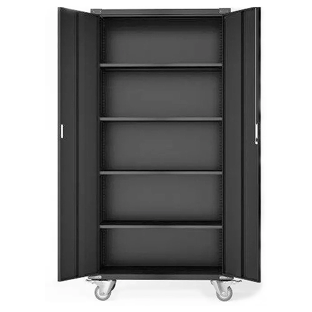 High Quality Modern Design Metal Storage Cupboard Steel Tool Cabinet with Wheels Garage Mobile Tools Metal Locker