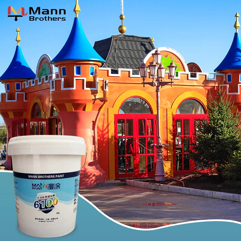 House Water Based Acrylic White Emulsion Paint Building Latex Coating Exterior Wall Paint
