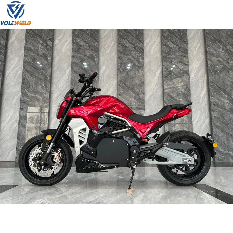 Fastest Speed Adult 2 Wheel Electric Motorcycle High Performance Safe Bike With ABS Braking System 96v132ah Lithium Battery Pack