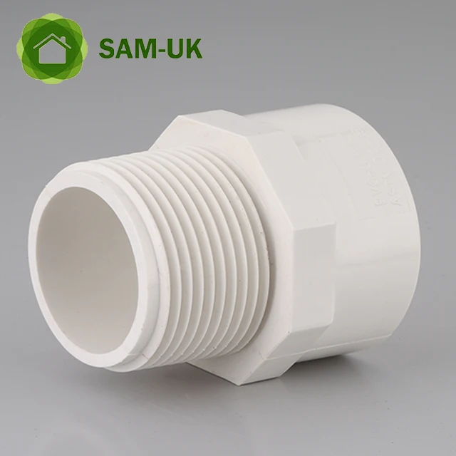 Factory direct sale pvc pipe fitting drainage male adapter female socket fittings pvc pipes and fittings