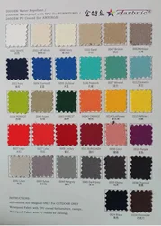 Solution dyed polyester olefin acrylic fabric waterproof fire safe flame retardant dust clean