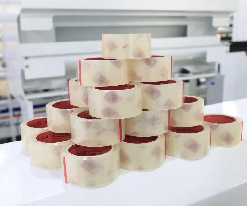 Factory price low noise super clear bopp packing tape adhesive carton sealing tapes