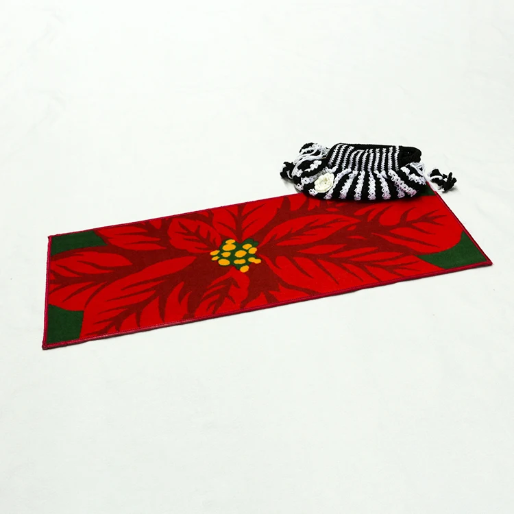 
Wholesale on sale PET backing non slip home use floor nonwoven customize print door mat 