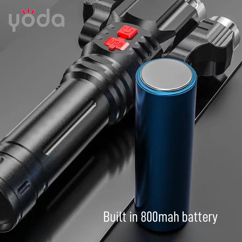 ABS plastic usb rechargeable triple led low price led flashlight for emergency use