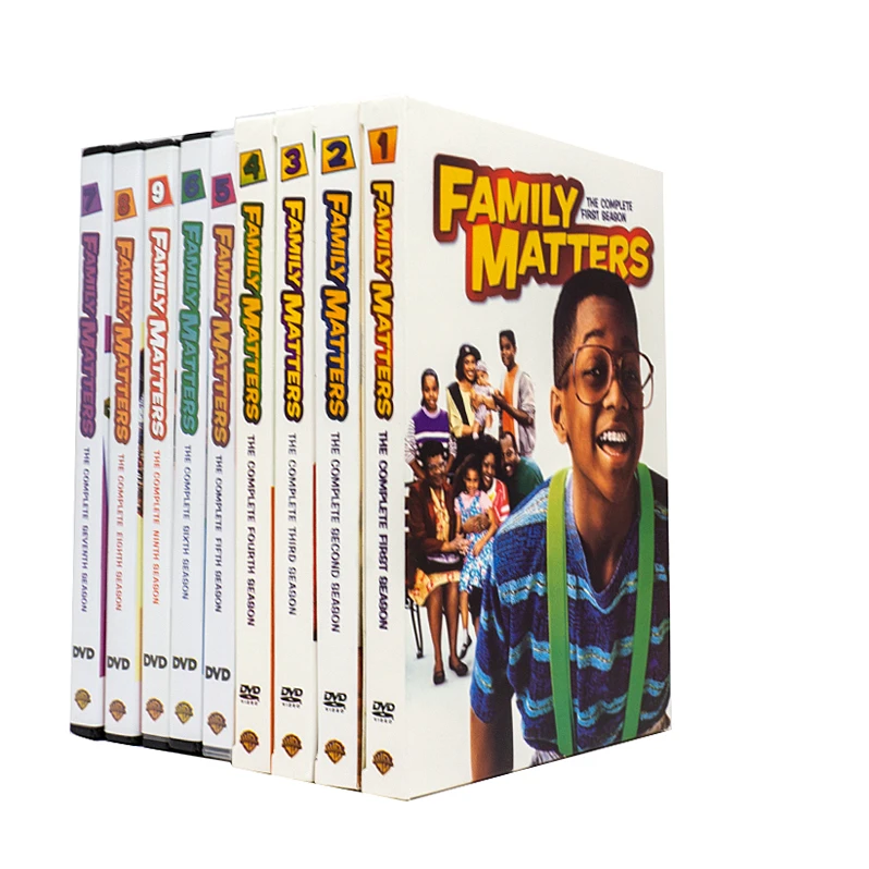 Family Matters Season 1-9 27DVD DISCS free shipping region 1 dvd boxs set wholesale high quality dvd movies factory supply