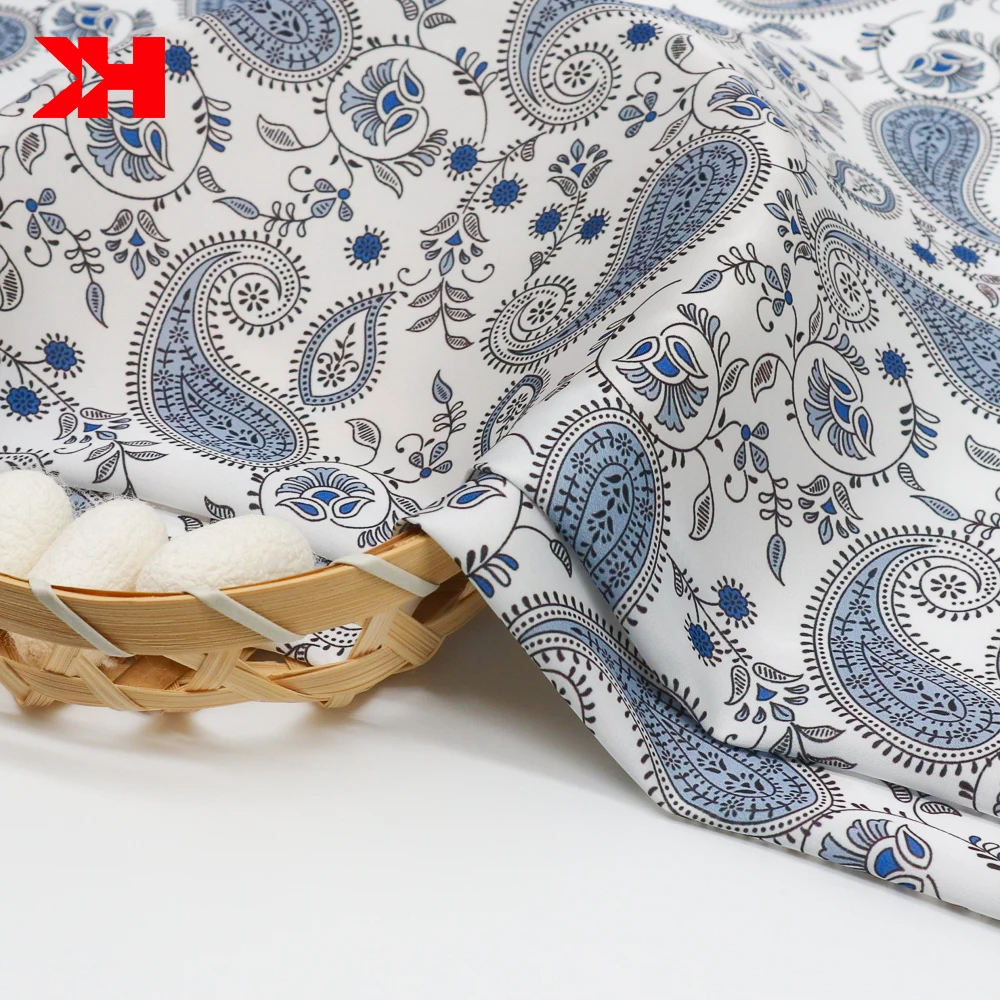 New Product Fashion Pretty Design 100% polyester satin fabric transfer printing