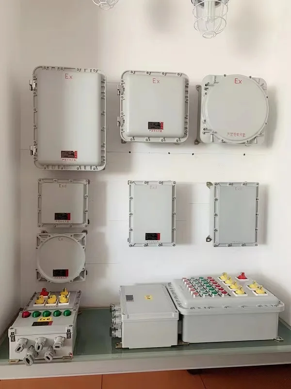 ATEX certificated electrical hazardous area IIB IIC explosion proof aluminum alloy enclosure junction box