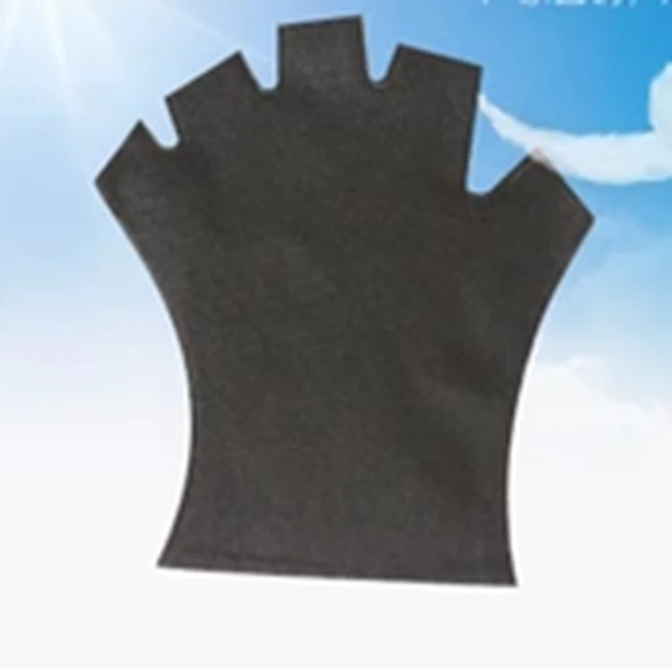 Anti Uv Nail Gloves Uv Gel Shield Glove Fingerless Manicure Nail Art Tools Led Lamp Nails Dryer Radiation Hand Protection