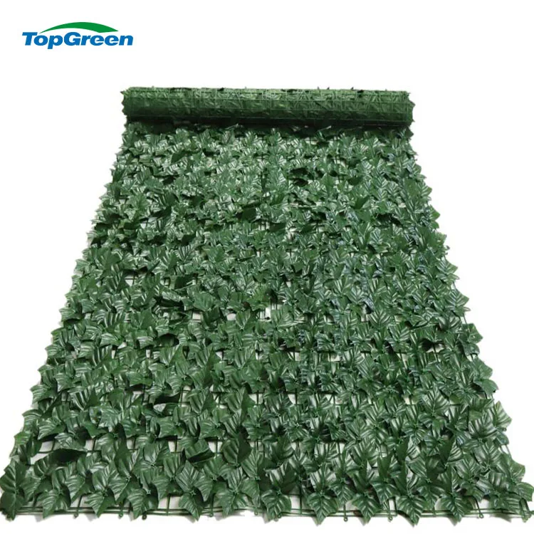 artificial vertical wall decorative plastic artificial plant leaf grass ivy  fence