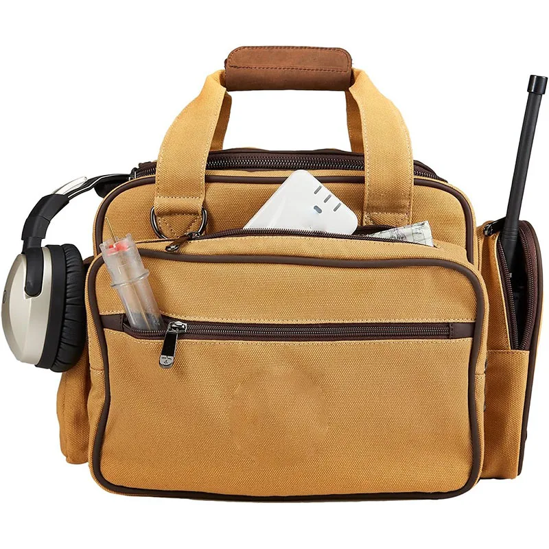 Sturdy unisex bush pilot outfitter travel duffle shoulder carry durable canvas premium pilot flight bag