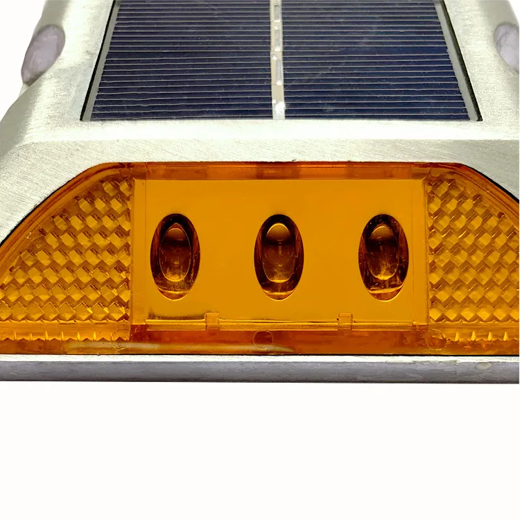 Aluminium LED Cat Eye Reflective Light Solar Road Studs Wired