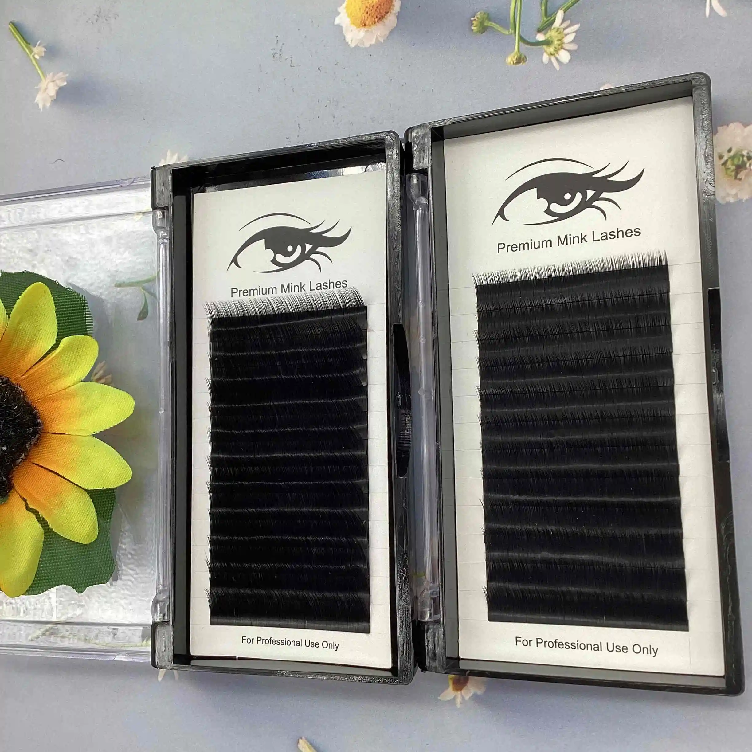 Keliya own Private Label cost-effective ini hot selling J C CC D DD Curl Easy Fanning at home Individual eyelash Extension