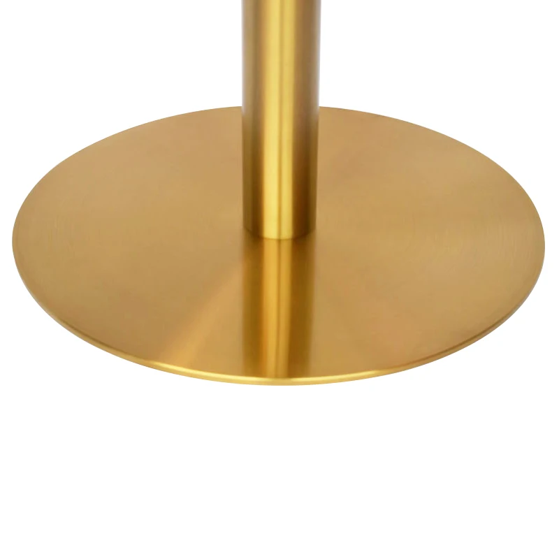 Modern Popular Selling Stainless Steel Titanium Gold Round Table Base Dining Bar Tables