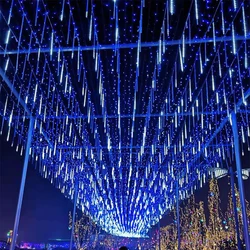 Halloween Decoration GUTSBOX Christmas Rain Lights Outdoor Christmas Lights For House Outdoor Tree Lights