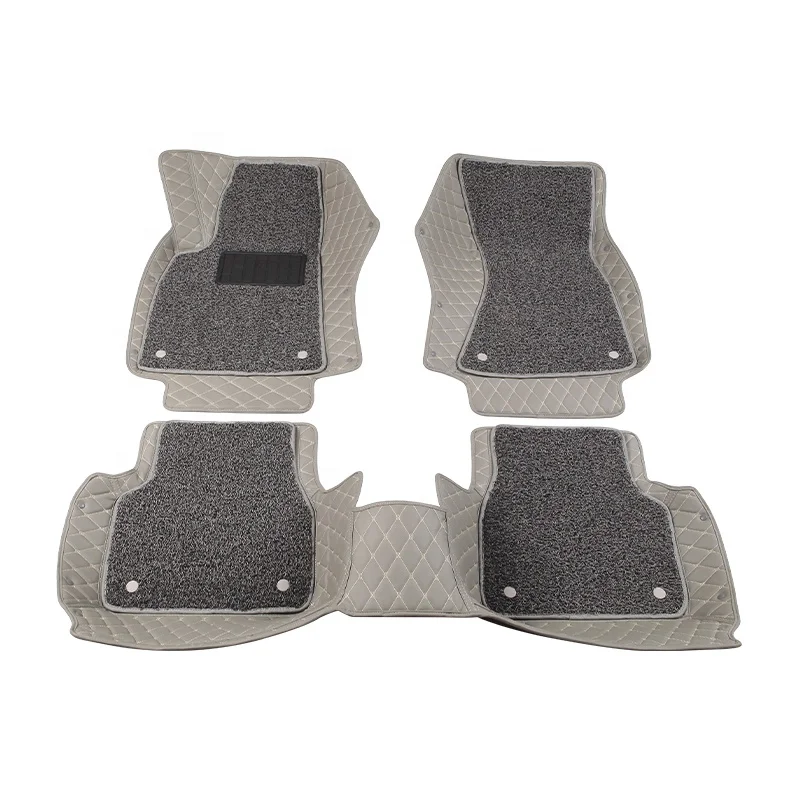 Factory direct sale customized Double-layer 7D car mat complete in specifications auto accessories use for hyundai