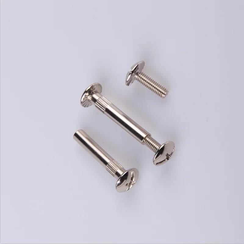 Carbon Steel Phillips Truss Head Chicago Screw Male and Female Screw Furniture Connecting Decorative Screws