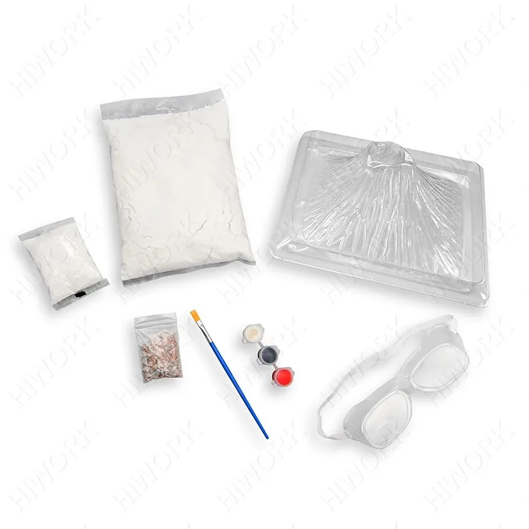 OEM STEM School Gypsum Painting Volcanic Eruptions DIY Toys Kids