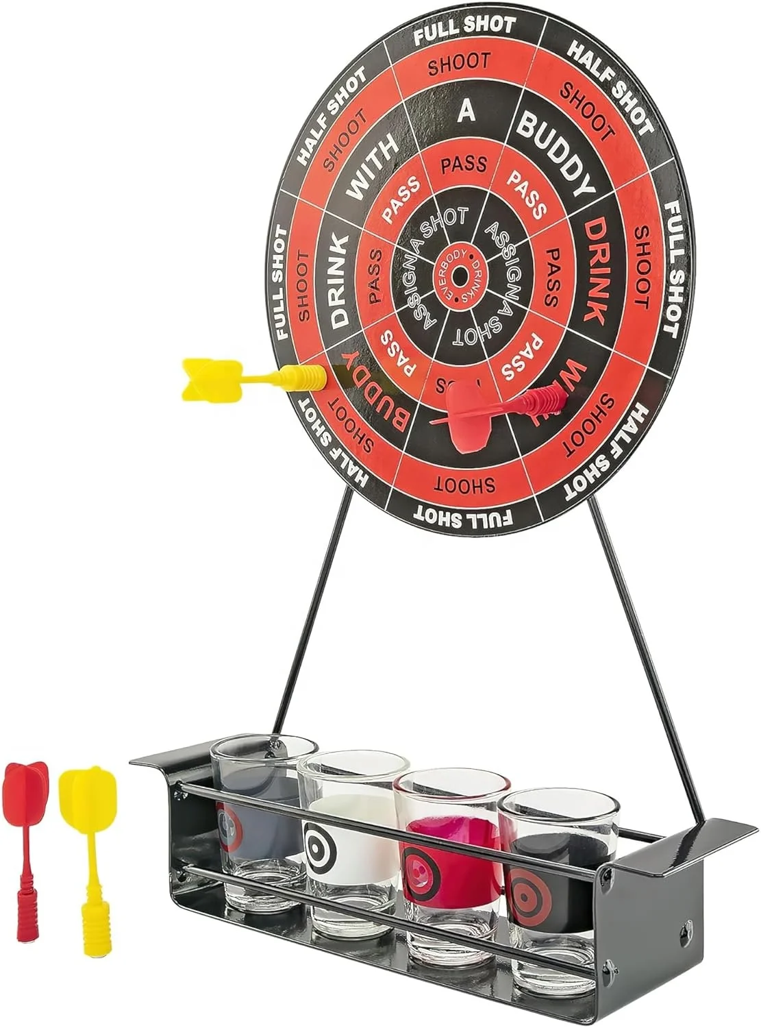 Fun Party Game for Groups Magnetic Dart Board Drinking Game